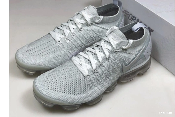 2 VAPORMAX WHITE GREY VAST FLYKNIT AIR 942842-105 1206